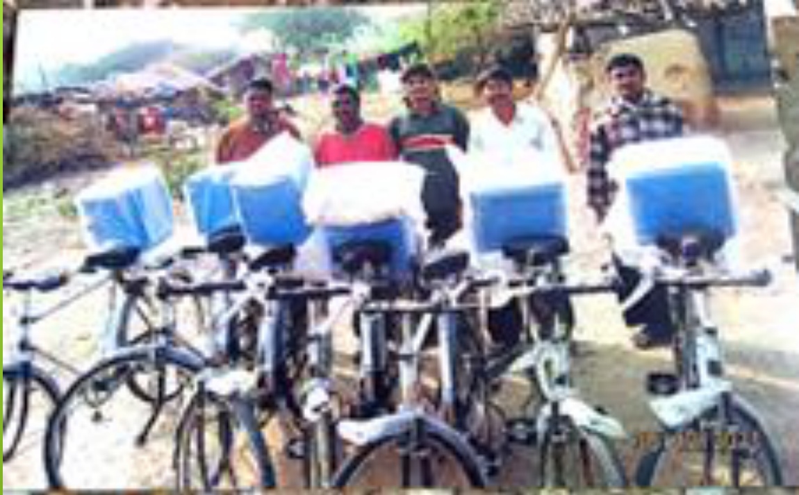 Bicycles and learning kits distribution